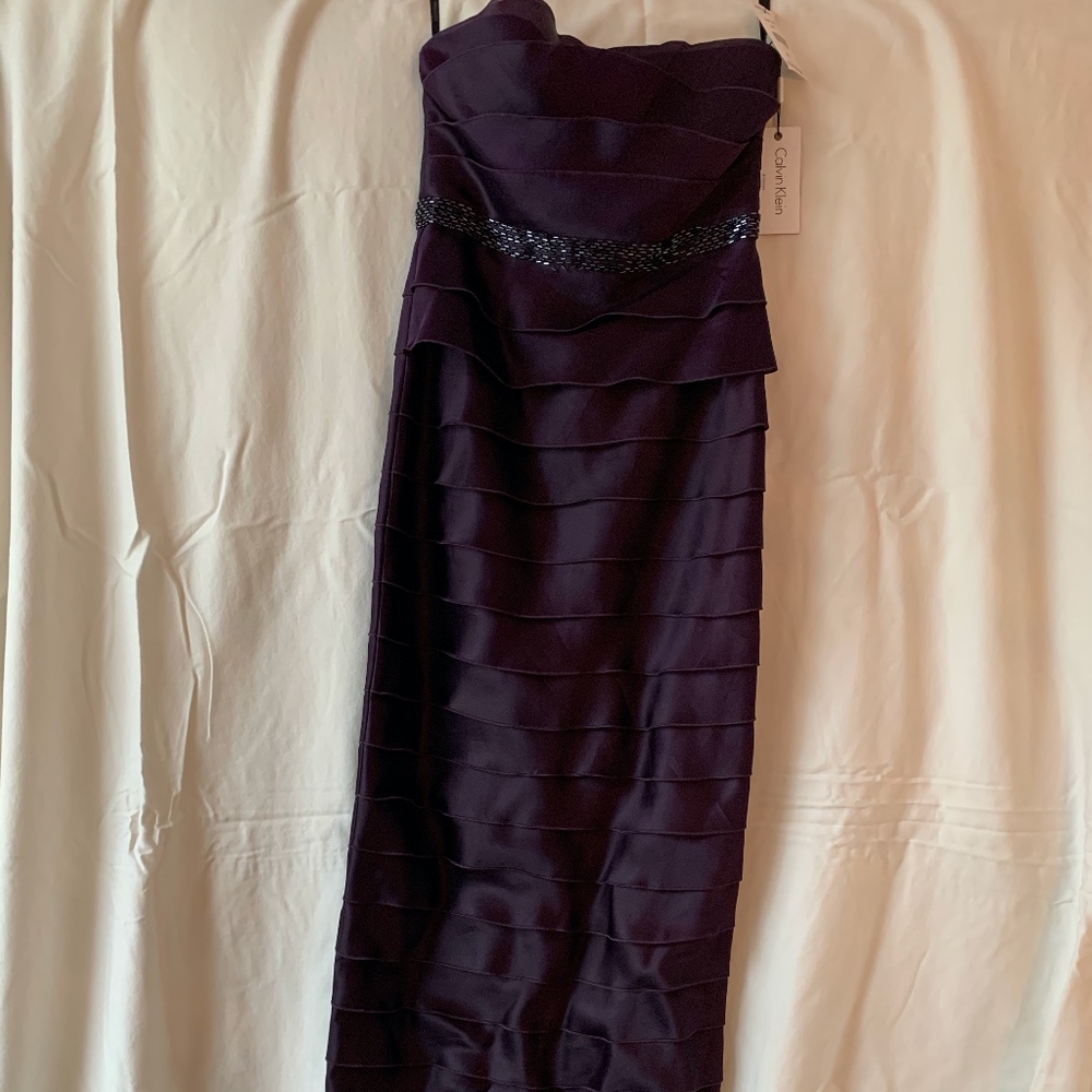 Calvin Klein Sleeveless Floor Length Dress Size 2
